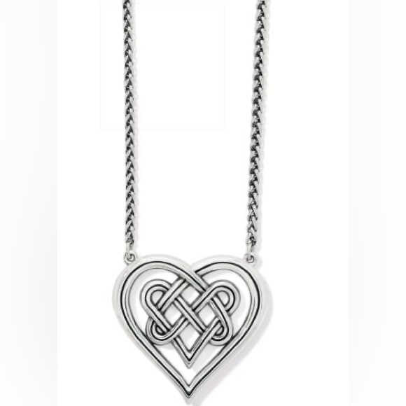 Brighton "INTERLOK CROSSINGS HEART" Necklace - Picture 10 of 11